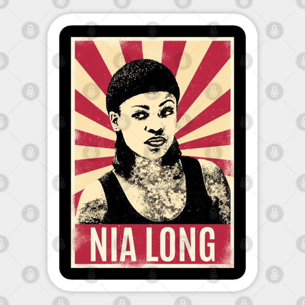 Retro Vintage Nia Long // Love Jones Sticker by Play And Create